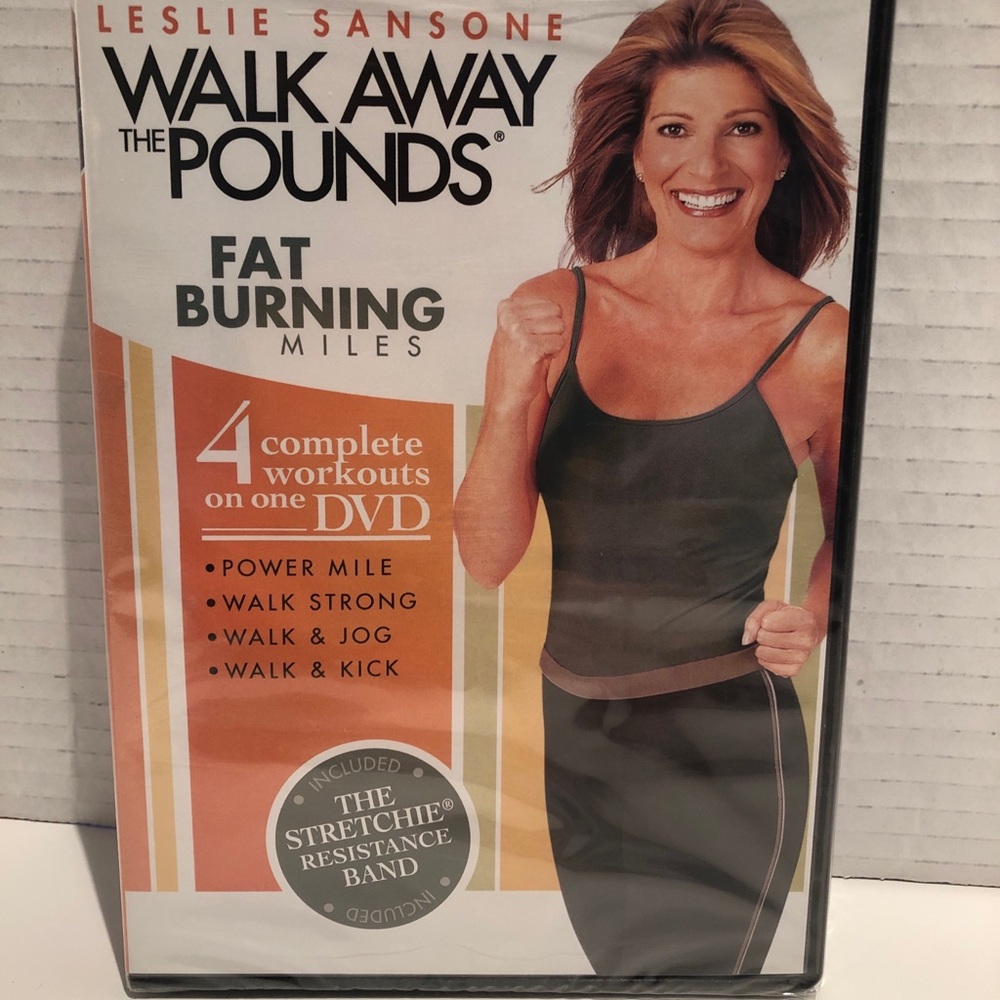 Leslie Sansone: Walk Away the Pounds - Fat Burning Miles - DVD -  Brand New